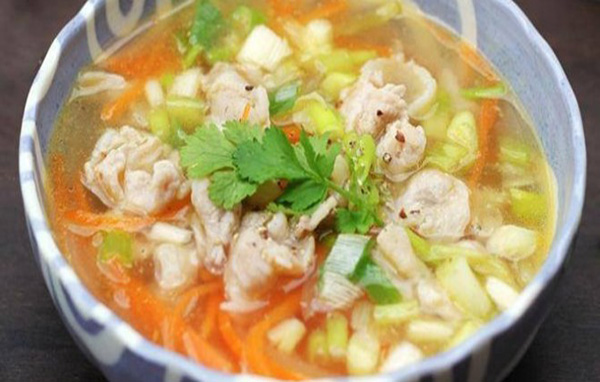 Cách nấu canh cà rốt thịt heo